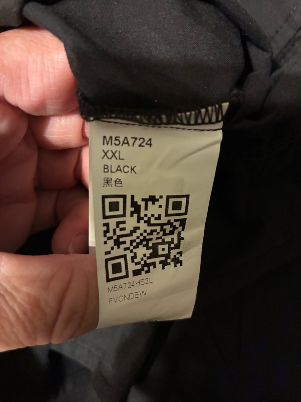 Black Ruffle-Hem Button Front Blouse - Picture 4 of 9